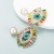  fashion Alloy diamond eyes Pearl earrings woman creative occidental style trend personality Earring