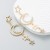 ins wind  Alloy diamond Rhinestone creative Moon fully-jewelled earrings trend Earring