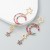 ins wind  Alloy diamond Rhinestone creative Moon fully-jewelled earrings trend Earring