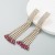 occidental style Alloy creative tassel earrings woman long style earring personality temperament high Ea