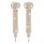 E occidental style wind exaggerating claw chain Rhinestone temperament Earring  love claw chain tassel temperame