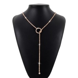  fashion geometry layer circle claw chain  personality wind elegant wind neckl..