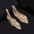  same style Earring occidental style wind temperament exaggerating wind long style earrings atmospheric gold fas
