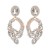  occidental style exaggerating geometry flowers Modeling diamond trend personality woman brief ear stud