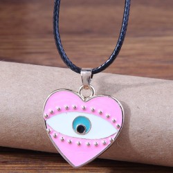 fashion  concise Metal concise eyes love temperament rope personality necklace