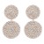 earrings super claw chain multilayer Round Alloy diamond Rhinestone earrings woman occidental style super Earring
