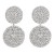 earrings super claw chain multilayer Round Alloy diamond Rhinestone earrings woman occidental style super Earring