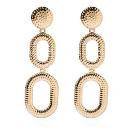  retro geometry Round exaggerating earrings   occidental style fashion persona..