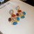silver medium Pearl Oval flowers earrings retro palace wind temperament high ear stud sam