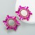 occidental style  Alloy embed Rhinestone Earring hollow exaggerating earrings woman samll creative 