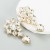 ins creative long style heart-shaped earrings woman Alloy embed colorful diamond geometry high earrings