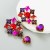 ins creative long style heart-shaped earrings woman Alloy embed colorful diamond geometry high earrings
