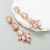 occidental style ins wind Alloy embed color Rhinestone personality long style earring earrings