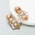 occidental styleins wind Alloy earrings woman embed glass diamond exaggerating Rhinestone high Earring temperam