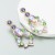 occidental styleins wind glass diamond earrings woman Alloy fully-jewelled ear stud high Earring temperament