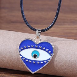 fashion  concise Metal concise eyes love temperament rope personality necklace