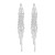 occidental style long style flash diamond earrings  all-Purpose long style exaggerating fully-jewelled tassel e