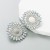 ins  creative sun flower earrings woman occidental style trend ear stud Alloy embed colorful diamond all-Purpos