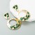  occidental styleins wind cirque hollow earrings high personality high temperament Earring woman