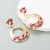  occidental styleins wind cirque hollow earrings high personality high temperament Earring woman