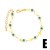 occidental style eyes bracelet  Bohemian style flowers Pearl splice eyes braceletbrj