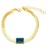 occidental style wind snake chain personality fashion all-Purpose zircon chain brief bracelet womanbrj