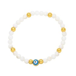  occidental style brief crystal beads beads eyes bracelet  enamel eyesbrj