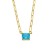 occidental style  samll all-Purpose square zircon necklaceins wind chainnkb