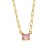 occidental style  samll all-Purpose square zircon necklaceins wind chainnkb