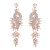 earrings fashion Alloy diamond Rhinestone geometry leaves colorful diamond earrings woman occidental style Earr