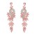 earrings fashion Alloy diamond Rhinestone geometry leaves colorful diamond earrings woman occidental style Earr