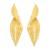 E geometry Irregular leaves earrings  exaggerating wind Alloy temperament Earring woman