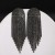 occidental style medium long style Rhinestone tassel earrings silver flash diamond ear stud Earring womanDiamond 