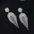 occidental style long style circle earrings temperament tassel claw chain fully-jewelled Rhinestone fashion earr