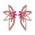 creative big earrings flowers flowers Alloy diamond ear stud personality temperament womanearrings