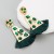 occidental style temperament earrings long style tassel earring woman exaggerating high Earring new geometry