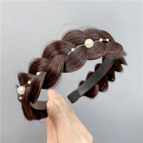  Headband twisted Pearl chain Headband belt belt