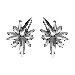   fashion brief Irregular Rhinestone earrings  personality wind fully-jewelled..
