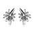   fashion brief Irregular Rhinestone earrings  personality wind fully-jewelled ear stud