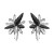   fashion brief Irregular Rhinestone earrings  personality wind fully-jewelled ear stud