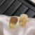 occidental style retro high gold tassel earrings exaggerating wind big ear stud geometry earrings Earring