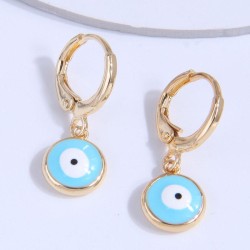 high quality  fashion bronze sweetOL eyes personality earring buckle