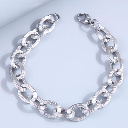 fashion punk stainless steel man temperament bracelet