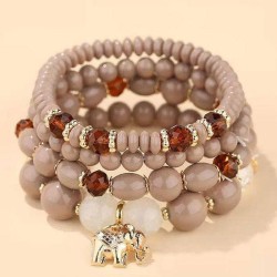 fashion concise mash up Metal samll temperament multilayer bracelet