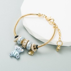   Korean style Alloy lovely samll color bangle brilliant diamond all-Purpose b..