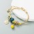 occidental style new DIY Alloy bangle cartoon crystal beads trend bracelet