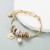 occidental style new DIY Alloy bangle cartoon crystal beads trend bracelet