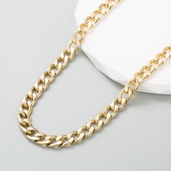 ins wind  fashion chain pendant necklace titanium steel gilded snake temperame..