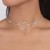  samll clavicle chain  claw chain fully-jewelled love sweet personality necklace woman