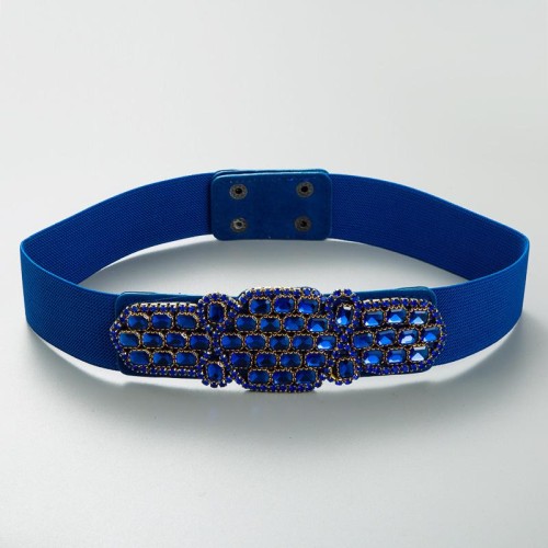 occidental style fashion belt elasticity belt flash diamond chain lady belt ornament Dress